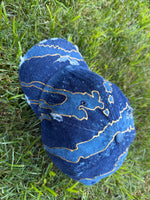 Load image into Gallery viewer, Golden Nights Denim Dad Hat
