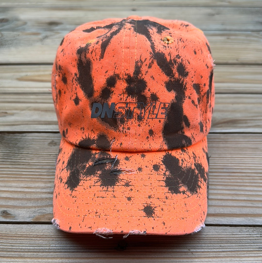 Super Bright Orange Dad Hat Reflective