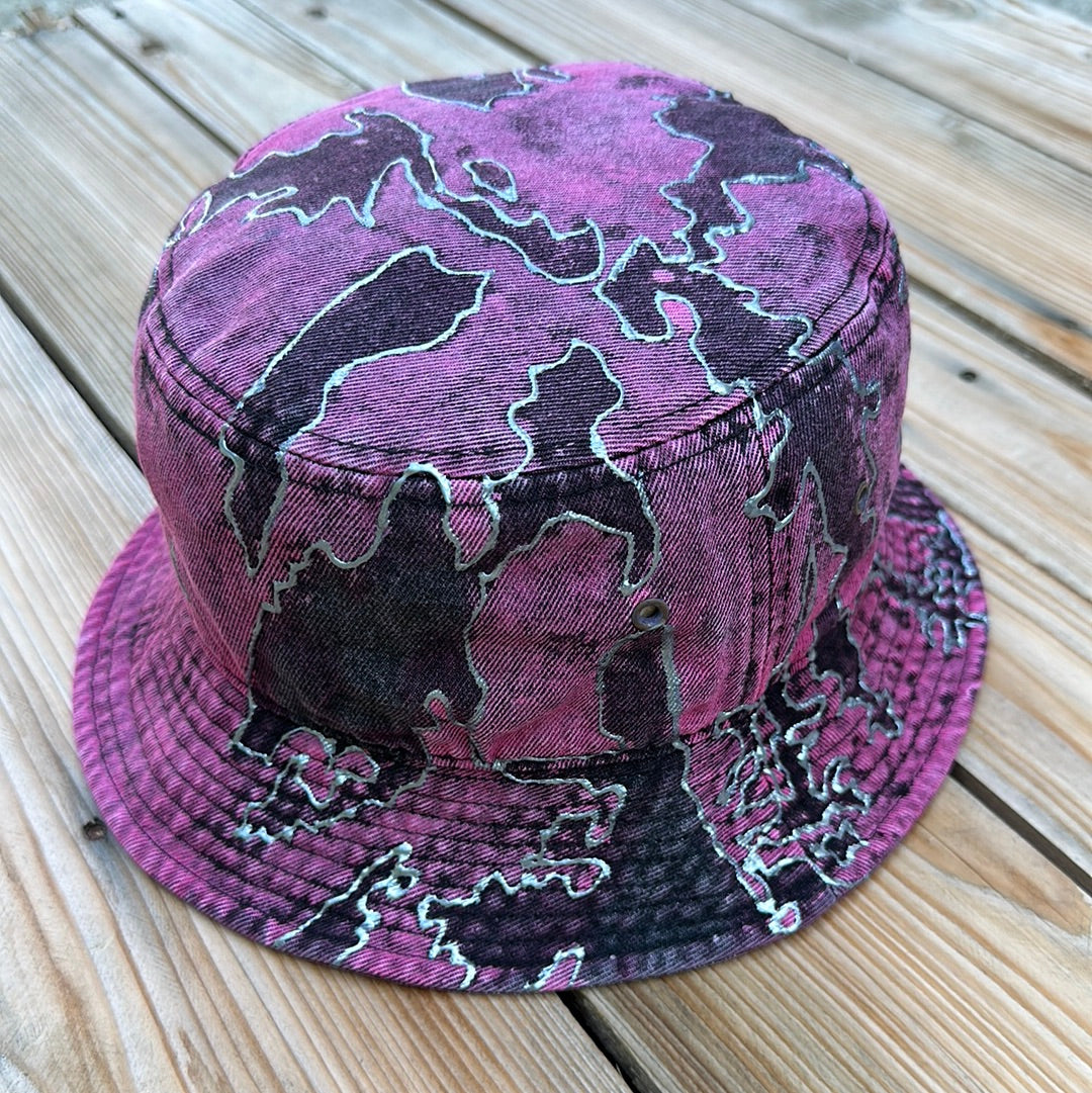 PinkBerry Metallic Denim Bucket Hat