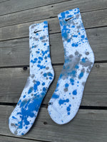 Load image into Gallery viewer, 🌀🦈 Paint Splattered Crew Socks🦈🌀
