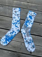 Load image into Gallery viewer, 🌀🦈 Paint Splattered Crew Socks🦈🌀
