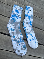 Load image into Gallery viewer, 🌀🦈 Paint Splattered Crew Socks🦈🌀
