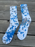 Load image into Gallery viewer, 🌀🦈 Paint Splattered Crew Socks🦈🌀
