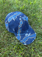 Load image into Gallery viewer, Golden Nights Denim Dad Hat
