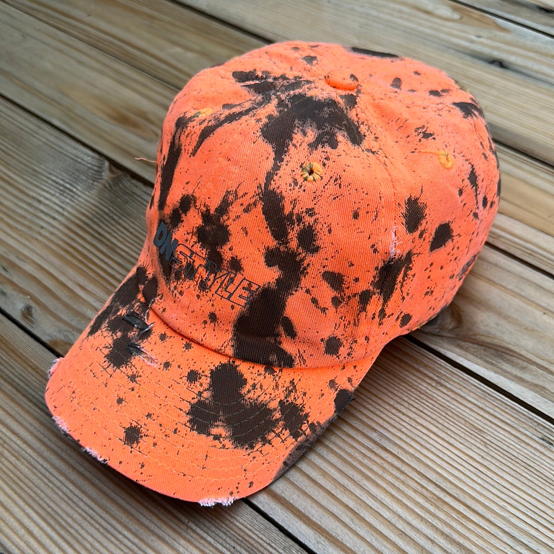 Super Bright Orange Dad Hat Reflective