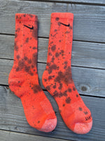 Load image into Gallery viewer, Halloween Inspired Paint Splattered Socks
