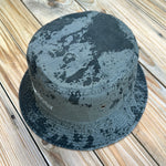 Load image into Gallery viewer, Gray x Black Paint Splattered Bucket Hat
