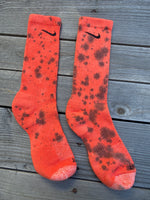 Load image into Gallery viewer, Halloween Inspired Paint Splattered Socks
