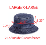 Load image into Gallery viewer, PinkBerry Metallic Denim Bucket Hat
