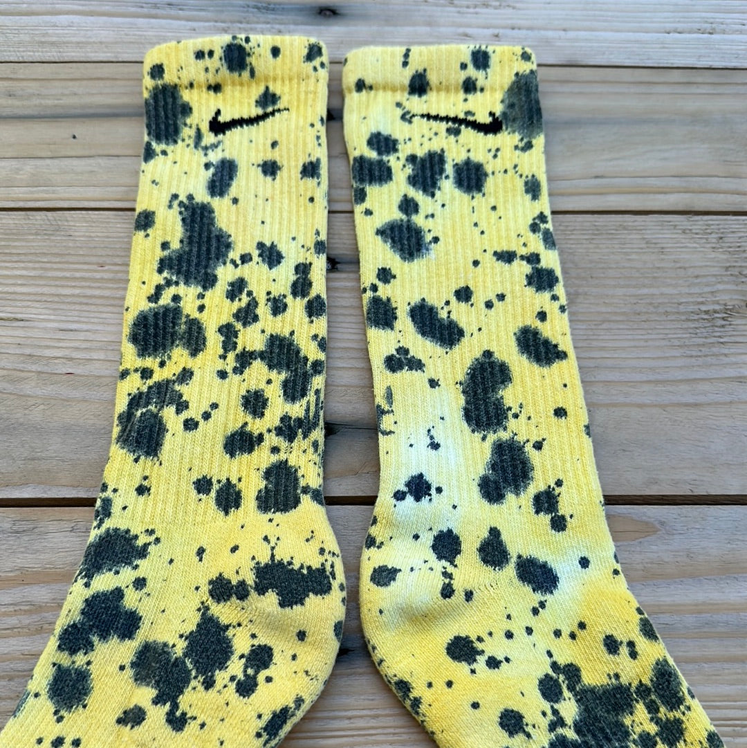 Black & Yellow  Crew Socks