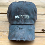 Load image into Gallery viewer, “Raw Denim” Look Distressed Dad Hat
