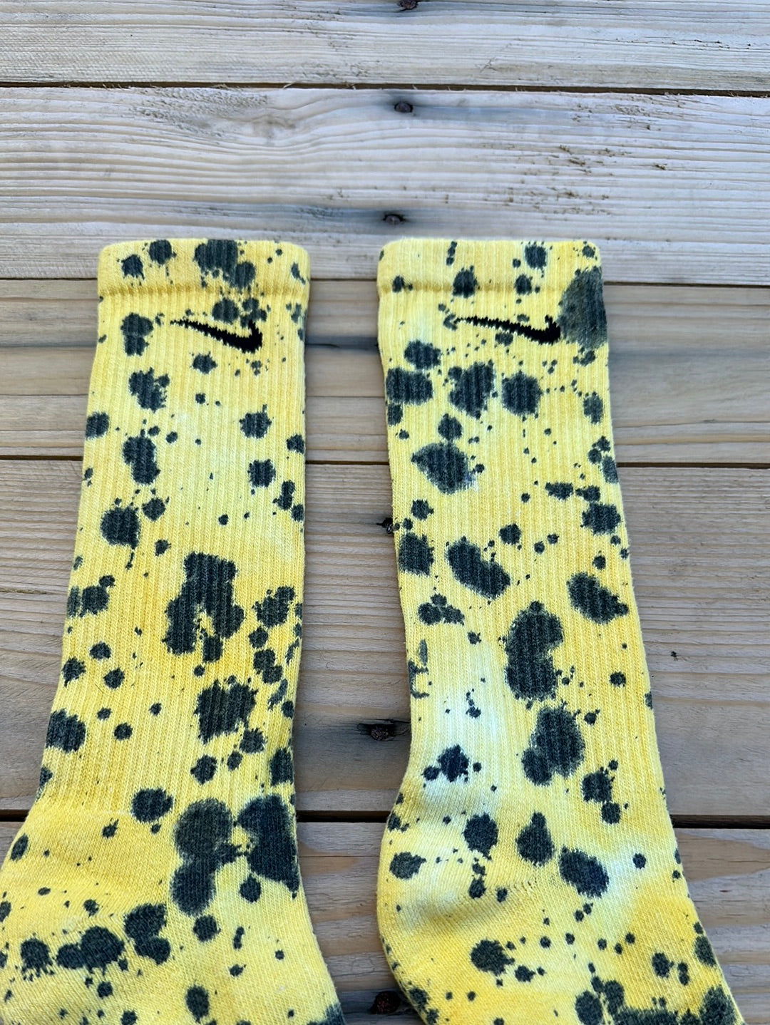 Black & Yellow  Crew Socks