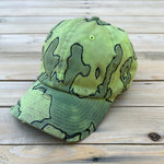 Load image into Gallery viewer, Neon Green No More Distressed Dad Hat
