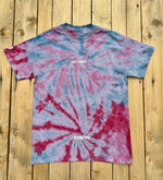 Load image into Gallery viewer, Double Spiral Tie Dye T-Shirt Medium
