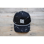 Load image into Gallery viewer, Paint Splattered Rope SnapBack LIMITED EDITION
