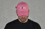 Load image into Gallery viewer, STONER DAD HAT(TRUE PINK/WHITE/GREEN)
