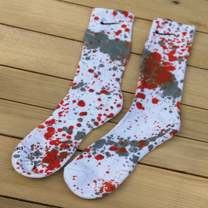 OGW Paint Splattered Crew Socks