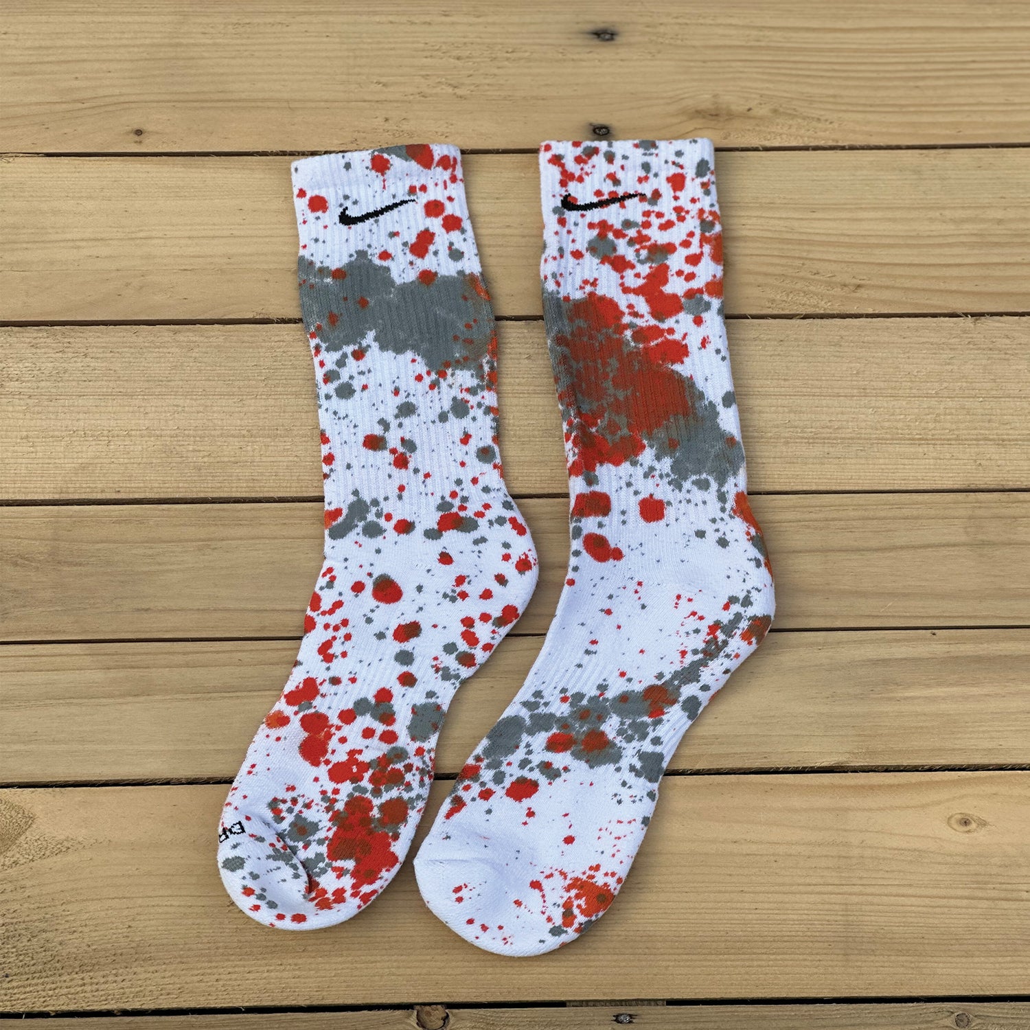 OGW Paint Splattered Crew Socks