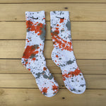 Load image into Gallery viewer, OGW Paint Splattered Crew Socks
