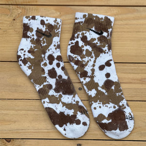 Paint Splattered Ankle Socks