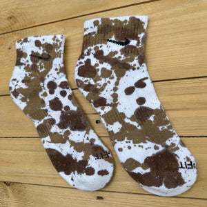 Paint Splattered Ankle Socks