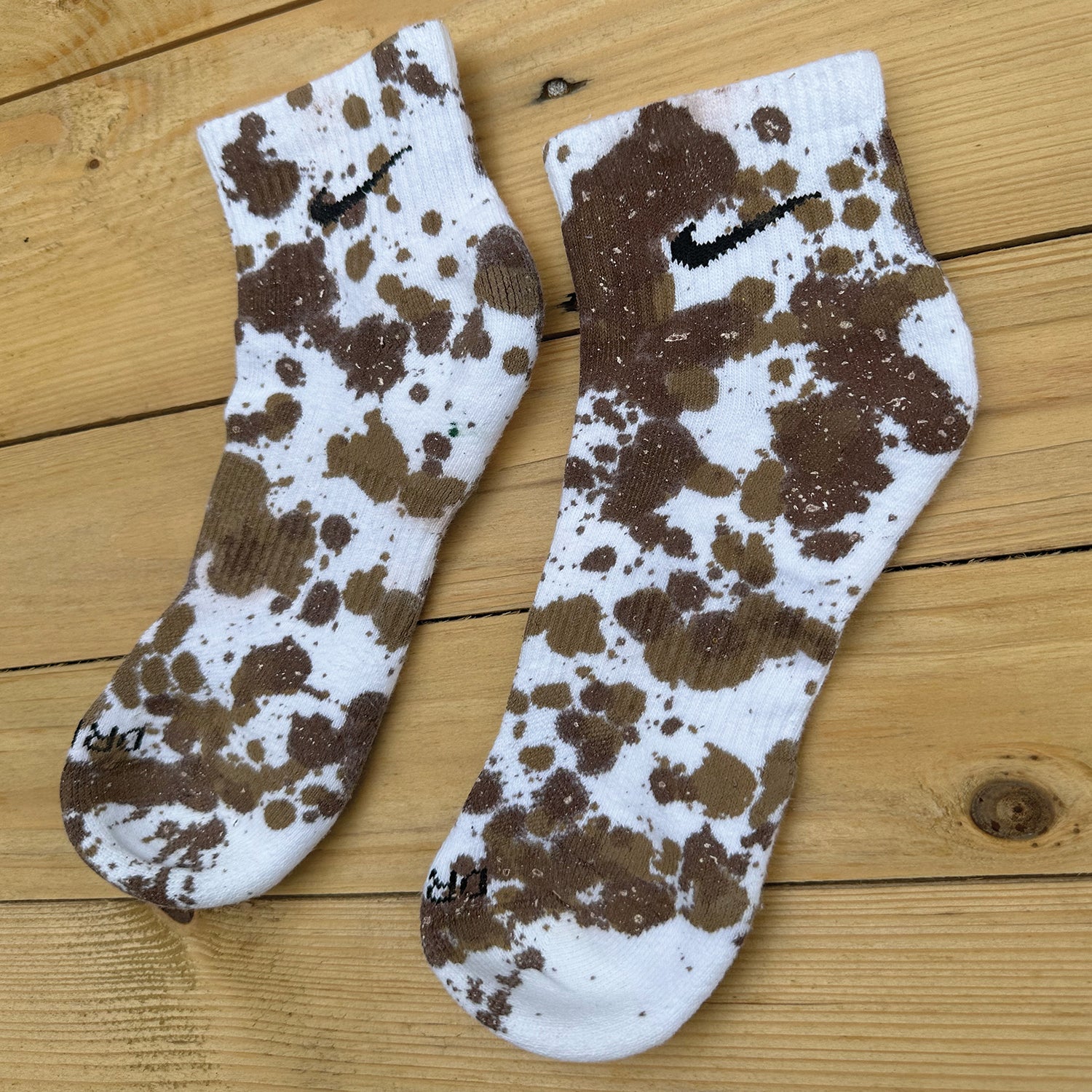 Paint Splattered Ankle Socks