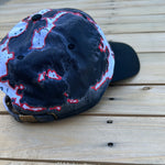 Load image into Gallery viewer, Red &amp; Black Painted Dad Hat
