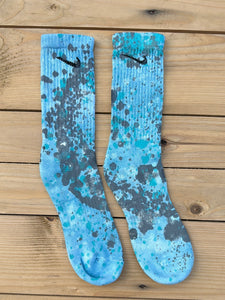 Paint Splattered Crew Socks