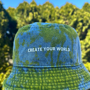 "Create Your World" Denim Bucket Hat L/XL