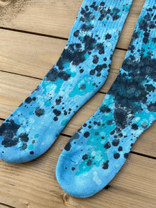 Paint Splattered Crew Socks