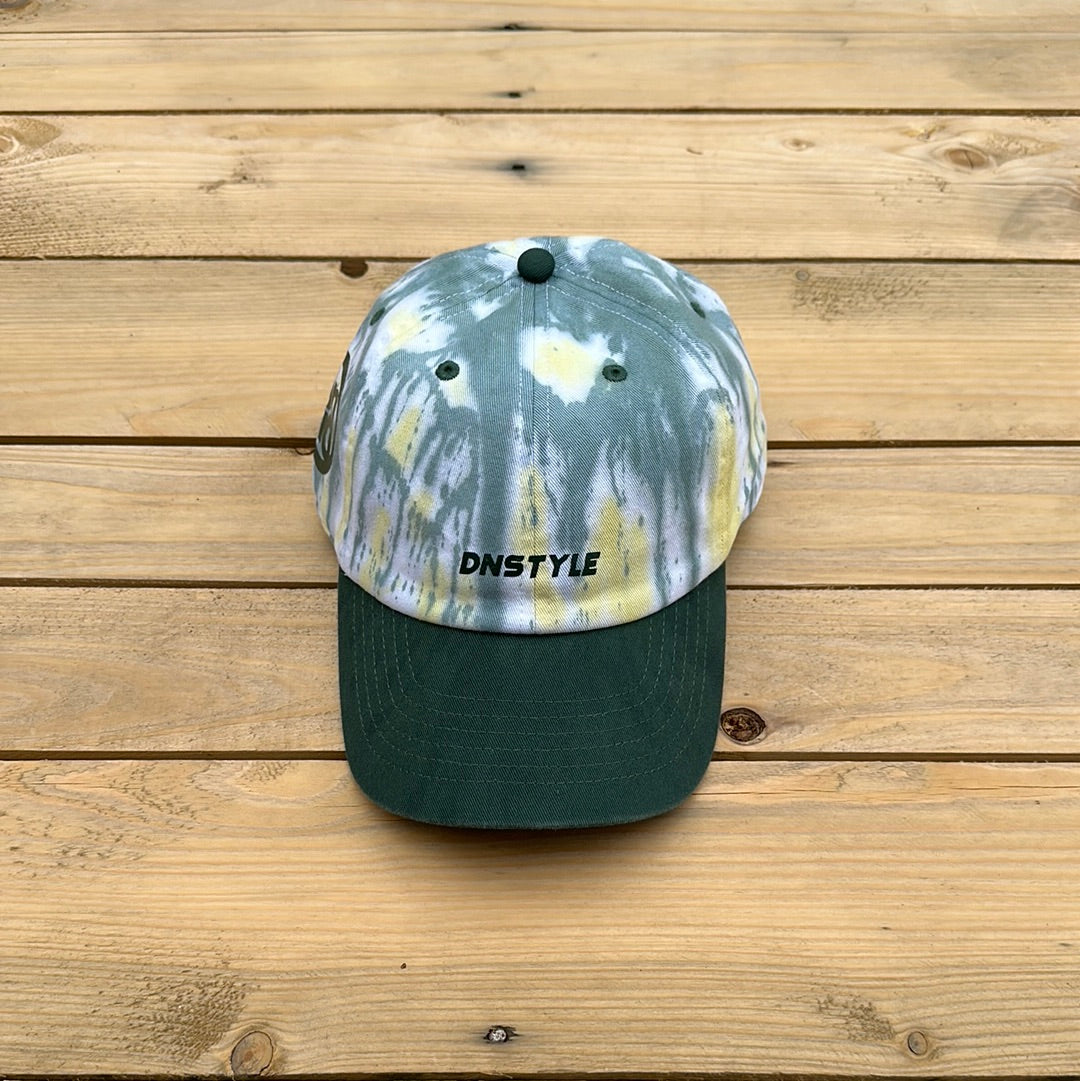 Yellow x Green Tie Dye Dad Hat