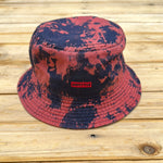 Load image into Gallery viewer, Navy Blue Bleach Bucket Hat
