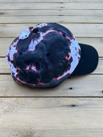 Load image into Gallery viewer, Red &amp; Black Painted Dad Hat
