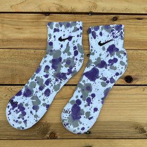 Paint Splattered Ankle Socks