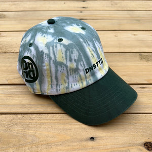 Yellow x Green Tie Dye Dad Hat